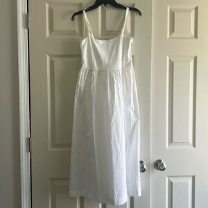 White Old Navy Tank Sundress - Mixed Material, NWT